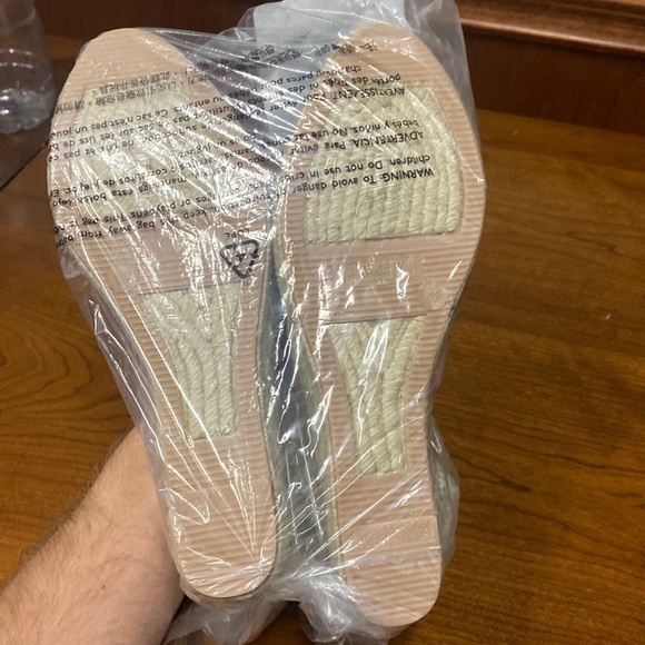 J Crew Made-in-Spain lace-up high-heel espadrilles BT395 - Picture 4 of 4